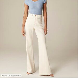 J.Crew White Vintage Flare Jean
